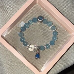 Elegant Blue Beaded Bracelet